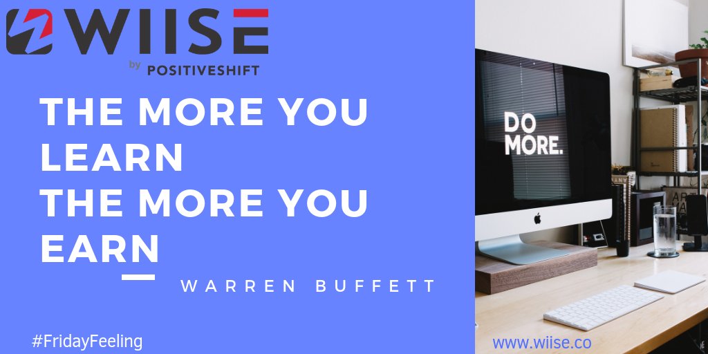 wiisetv's tweet photo. 'Learning' can Directly Impact 'Earnings'. Encourage team learning and grow together as a company. https://t.co/jxHfF0DWmr  #lifelonglearning #FridayFeeling  #TGIF #warrenbuffett #WIISEforTeams https://t.co/rjIBveMkQX