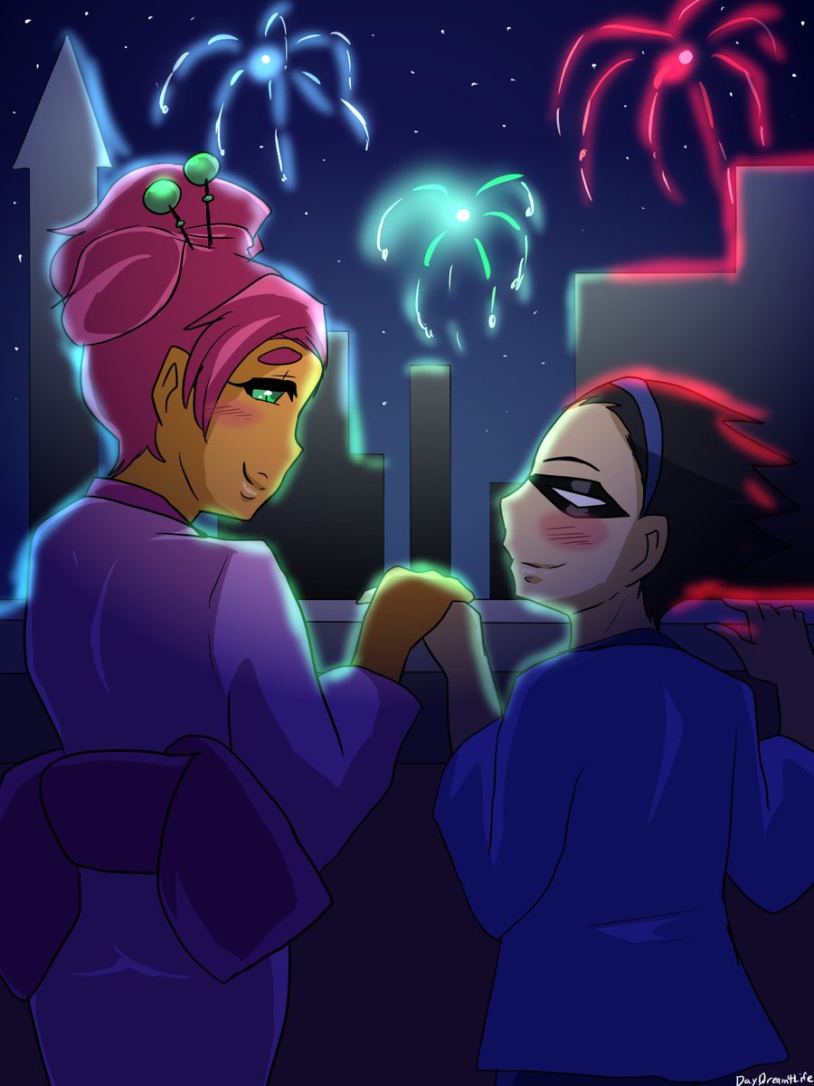 day_dream4's tweet photo. Here's Part 1 of my art for RobStarWeek2018
My VERY FIRST Dick Grayson ship was back in the 2000s with Robin and Starfire. I love Koriandr and Dick Grayson so much!
#robstar #robstarweek #koriandr #dickgrayson #starfire #teentitans https://t.co/8BAx0l5ovx