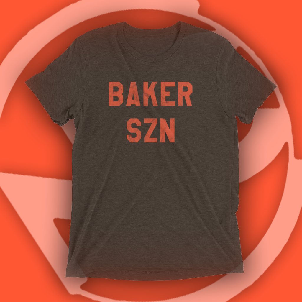 CLEEEEVELAND! THIS IS FOR YOU! Lets celebrate tonight! It’s a New Era. ITS BAKER SZN. ncsportsdesigns.com/product/baker-…