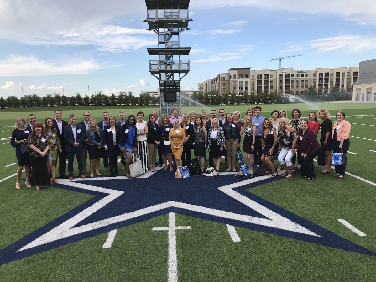 Accolade's tweet photo. Today, we had the honor of hosting HR and benefits leaders, consultants, and our partners at Evolve Dallas. We heard an engaging panel discussion, learned about new solutions, and toured the Dallas Cowboys Headquarters. Stay tuned for the next Evolve event! #AccoladeEvolve https://t.co/8VqY8QaAaw