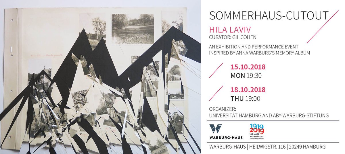 Warburg Haus On Twitter Savethedate Hila Laviv Sommerhaus