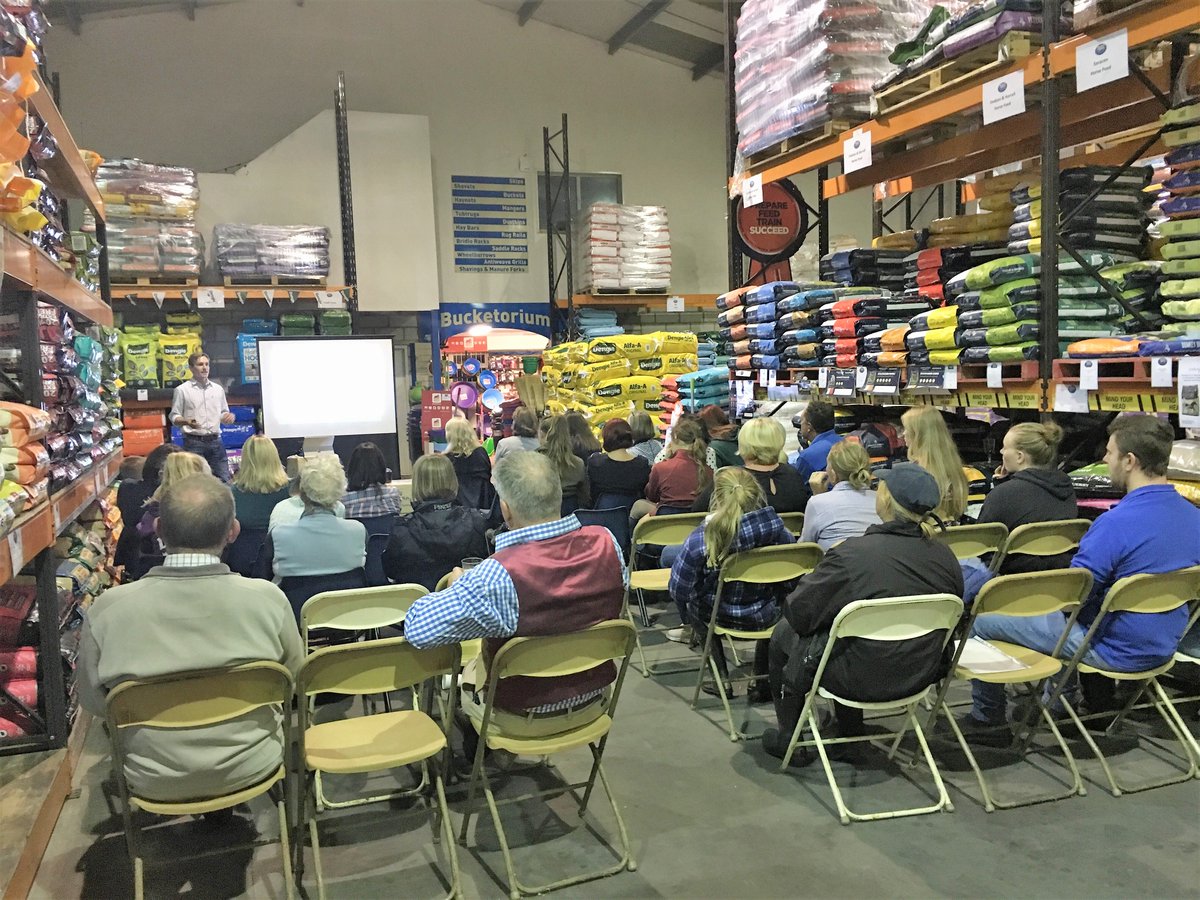 Fab evening at <a href="/BodleBros/">Bodle Brothers Ltd</a> with a winter feed talk from <a href="/DengieHorseFeed/">Dengie Horse Feeds</a> and then an informative gut health talk from our Equine Vet Liam. Thank you to all who came along!

#PoweredByProtexin