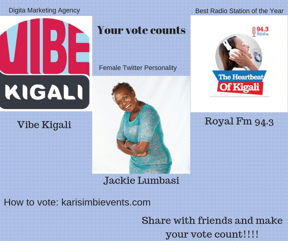 Gorgy_prince's tweet image. Here we come now! #yourvotecounts 
Make your vote count and give a chance for these participants go through. #smartawards 
@vibekigali @JackieLumbasi @royalfmrwanda @ArthurRugamba @AissaCyiza @violanatsb