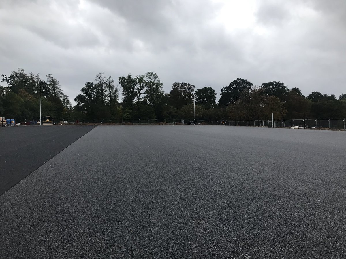 Shockpad installation underway @CrosfieldsNews ready for the new @FieldTurfUK Sand Dressed Hockey Turf to be installed.

Sports Facilities built by @SCSlatter 
#sportsconstructionspecialists