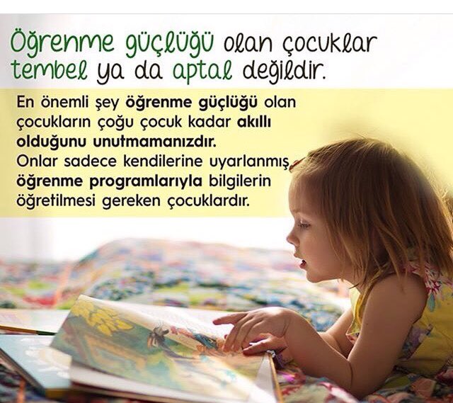 Öğrenme güçlüğü, bir zeka problemi değildir.
⭐️Bu sorunu yaşayan çocuklar ‘aptal, gerizekalı, tembel, beceriksiz’ gibi olumsuz söylemlerle KeSinLikLe eleştirilmemelidir.
⭐️motivasyon, yapabildiklerini takdir etme başarıyı arttıracaktır.