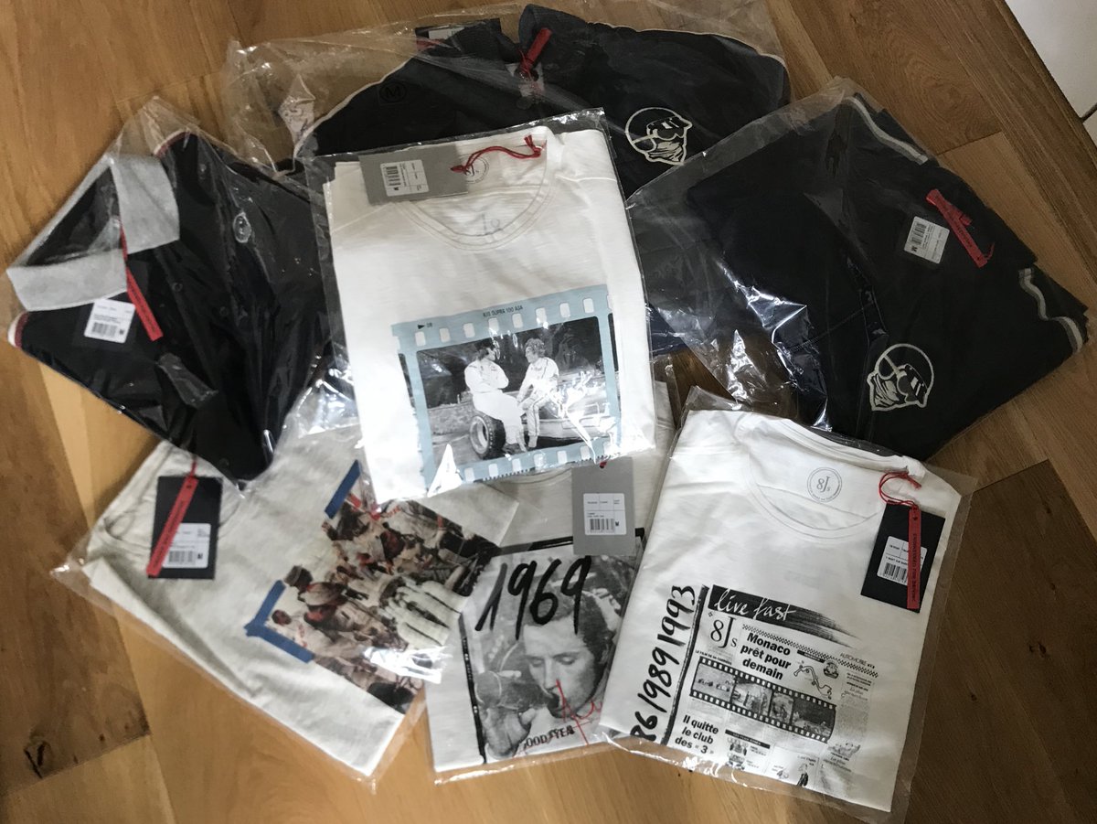karunchandhok's tweet image. Thanks to my friends at @8Js_Official for the package of F1 fever clothing that arrived this morning! #8Js #LiveFast
