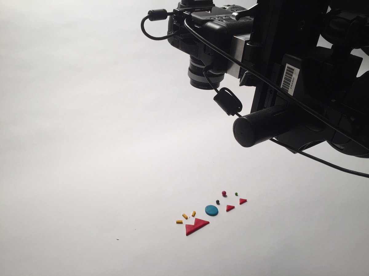 much_maligned's tweet photo. Hitting a nail with a sledgehammer - photographing some teeny Fimo models for my Twitter header at @aardman studios - thanks for the help Nat! https://t.co/ltr9GxCQHi