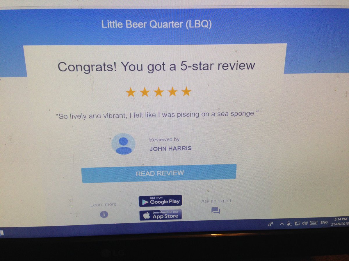 Cheers John Harris you just made our day!!! #seasponge