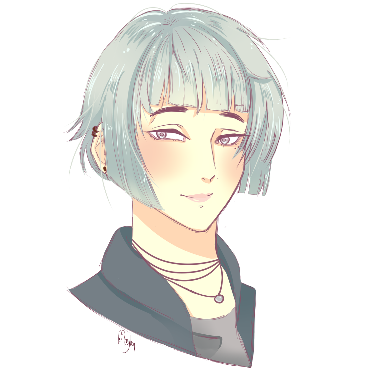 ZoeeMeguri's tweet photo. #Commision #headshot #koreanboy #boy https://t.co/3EpyLHmjoM