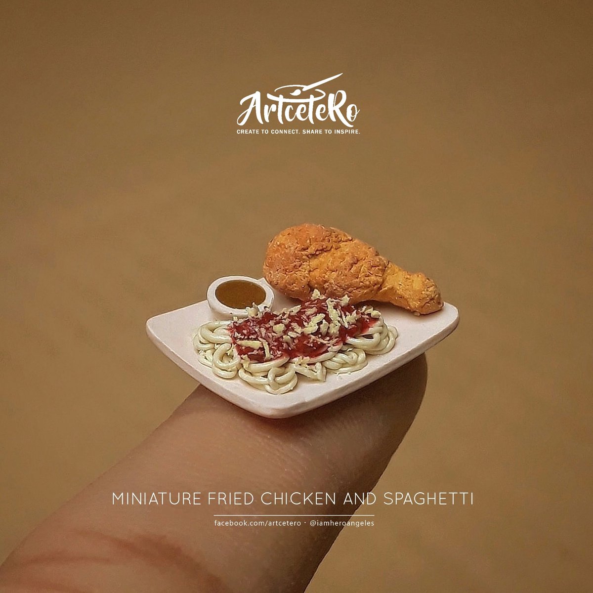 Saan masarap kumain ng ganitong combo meal? Tag a friend na paborito 'to! 🍗🍝

Miniature Fried Chicken & Spaghetti 🔎🎨

#art #artcetero #miniaturegolfday #polymerclay #mini #miniaturefood #dailymini #artph #miniaturefriedchicken #miniaturespaghetti #friedchicken #spaghetti