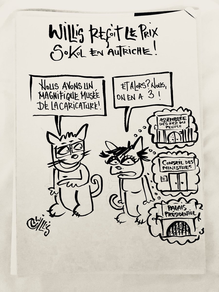 Merci au <a href="/Karikaturmuseum/">Karikaturmuseum</a> à Krems, aux membres du jury et au public d’avoir voté pour moi!

#sokol sponsorized prize