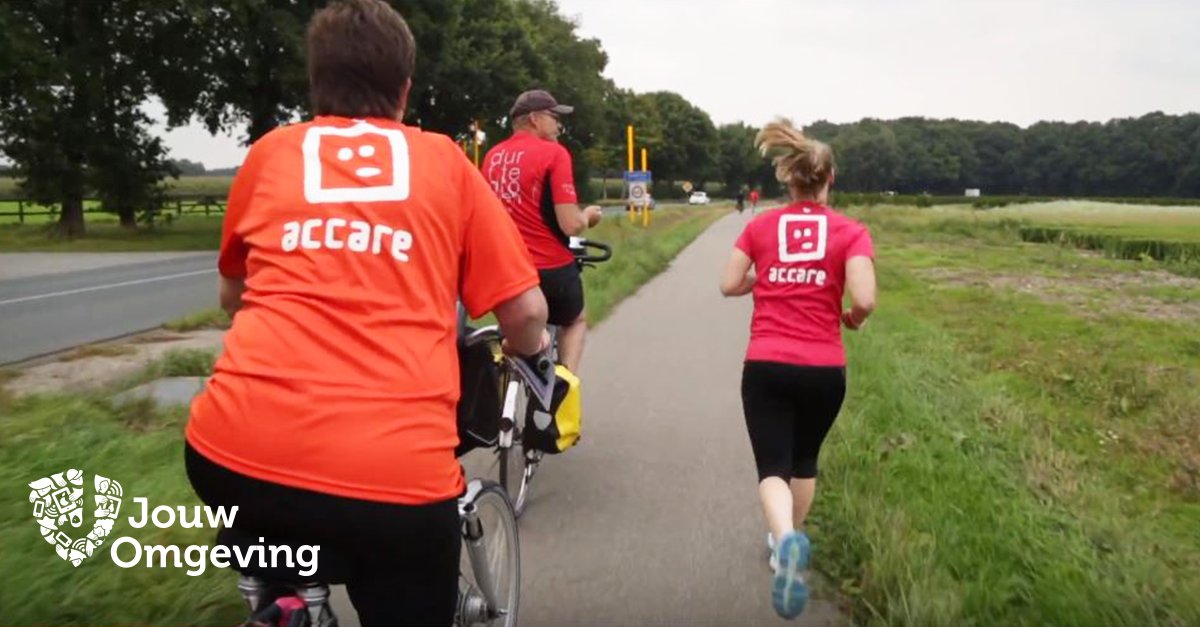 JouwOmgeving's tweet photo. Als trotse sponsor van @AccareKJP wensen we alle hardlopers heel veel succes tijdens de @Socialrun dit weekend! Ook sponsoren? https://t.co/tefOJk3puY #zorgplatform #EHealth #zorgapp #WhatYouDontSee #goeddoel https://t.co/Teed8BBHsC