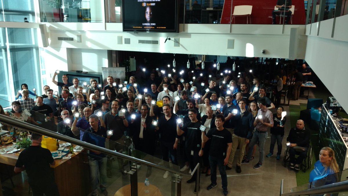 TechnologyOne's tweet photo. Hoping to light up #energypoverty with help of @SolarBuddyOrg with hundreds of lights assembled by the team in #Brisbane with a view to #socialenterprise and #givingback care of TechnologyOne Foundation https://t.co/p6gq8VGsGT
