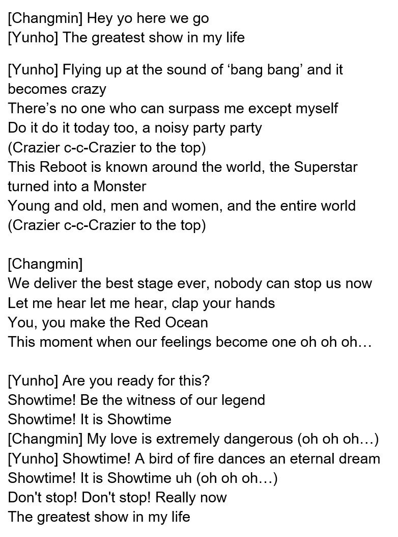 Tvxqsound Tohoshinki Nissan Yoochun 2ndstory Trans Showtime Lyrics From Tomorrow Album 東方神起 Japanese Lyrics From Mojim All Mistakes Are Mine Pls Credit If Sharing T Co Ezvgzblxp1