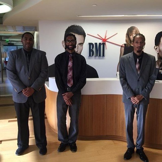 Jerome's tweet image. Me and my team attended @BMI’s 101 Workshop at their office in Los Angeles.