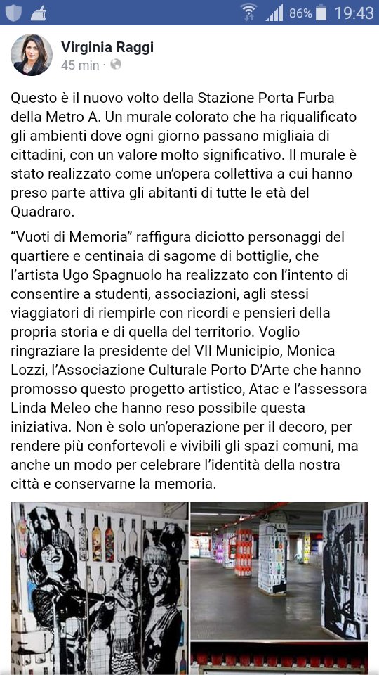 #vuotidimemoria #arteurbana #ugospagnuolo #portafurba