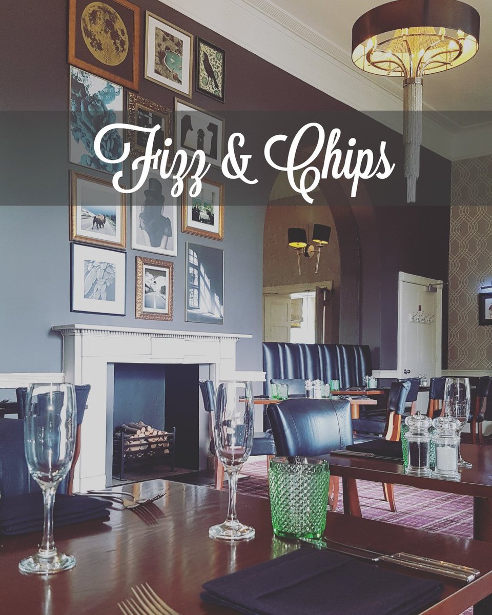 BartonHallHotel's tweet photo. Fizz and Chips night tonight at Vines Brasserie. Booking highly recommended. 🐟🥂 https://t.co/21CNt5pOO2
