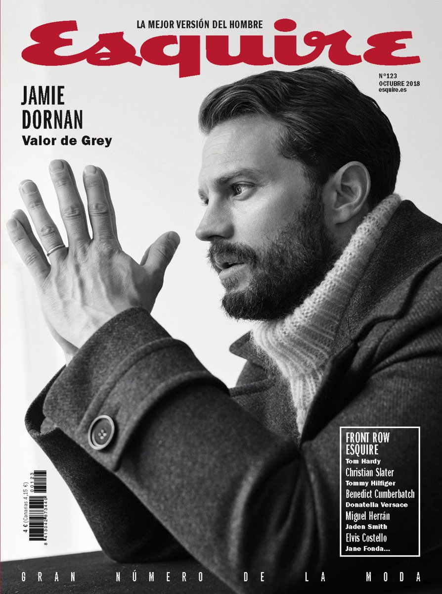 EsquireEs's tweet photo. ¡Ya está en el quiosco el número de octubre de #esquire! Un póker de portadas con cuatro magníficos: #JamieDornan, #TomHardy, #ChristianSlater y #TommyHilfiger. Y además: Benedict Cumberbatch, Donatella Versace, Miguel Herrán... ¡Feliz lectura!
https://t.co/ihhq6b7GYY https://t.co/7aVLFFak0M