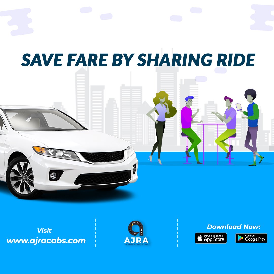 Save fare by sharing rides.🚌 

Enjoy eco-friendly ride via booking #taxi  with #AjraApp  📱

bit.ly/2LvxCBr apple.co/2wrMj3c  👈

#appstore #android #mobileapp #travelguide #taxibooking #safe #privatetaxi #customerservice #mangalore #onlinecabbooking