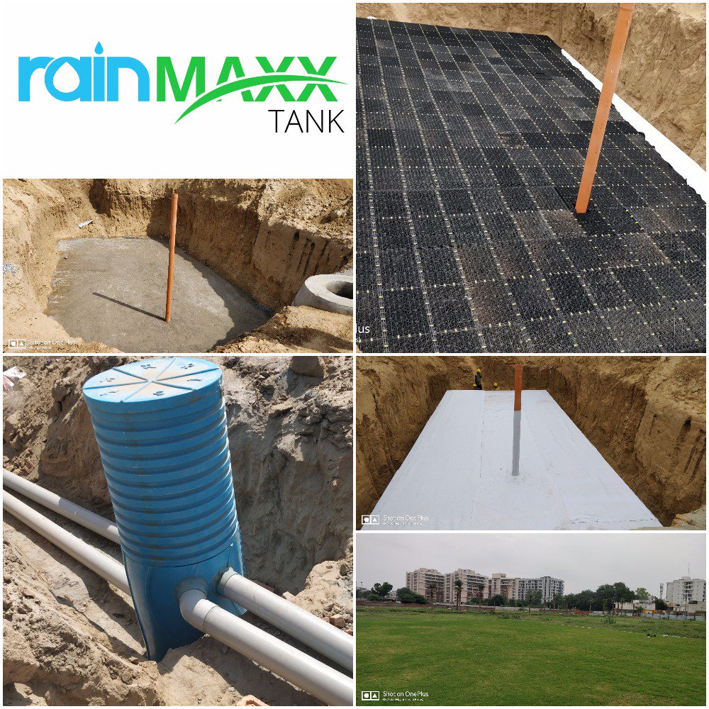 maganankit's tweet photo. Modular #RainwaterHarvesting using #rainmaxx tank installation photographs.
#SaveWater #SaveEarth #AamirKhan @paanifoundation #dainikbhaskarapp @BDUTT @vijayshekhar https://t.co/REYynwyIrJ