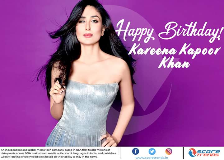 Score Trends wishes Kareena Kapoor Khan a Happy Birthday! 