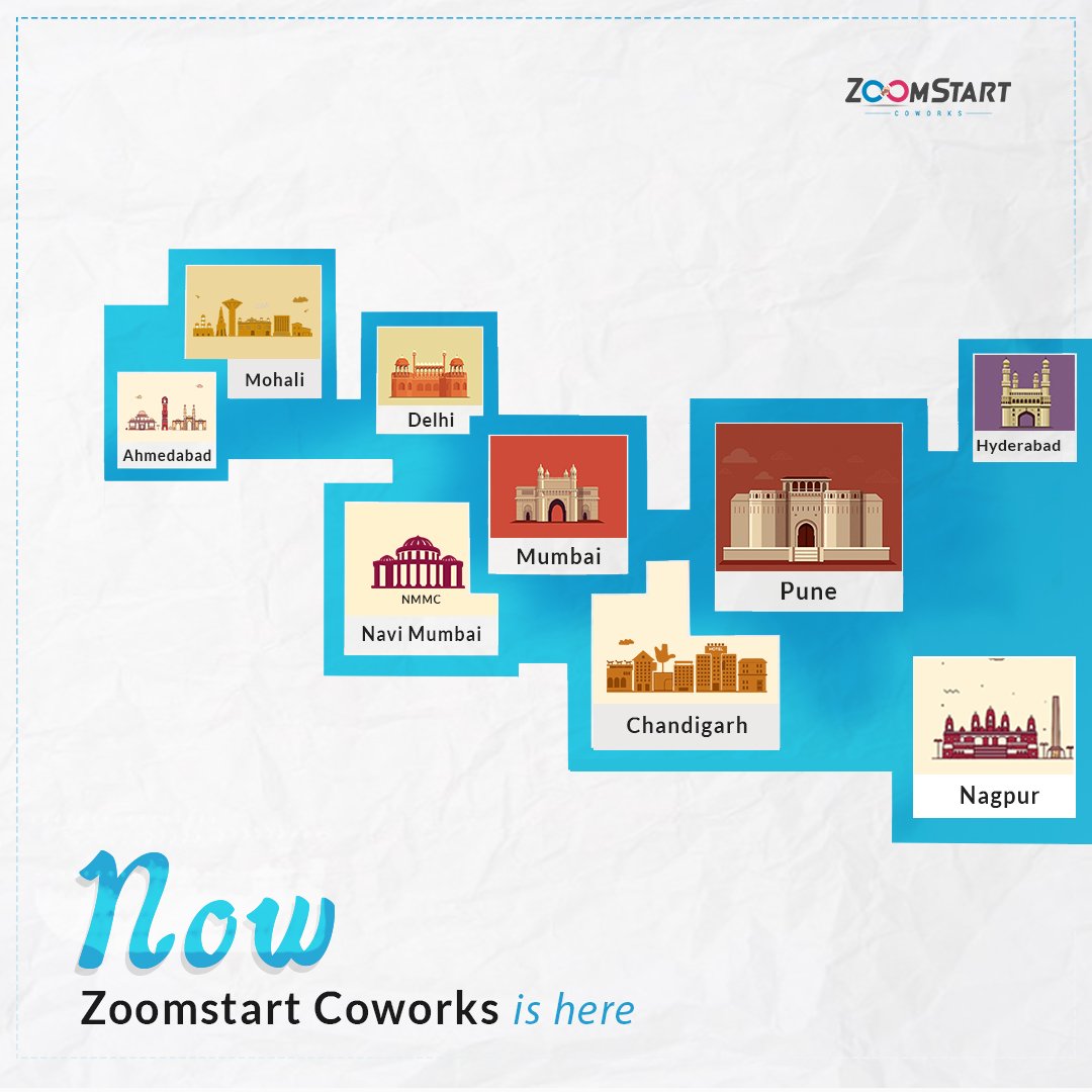 Zoom Network is now in your city!
Now get a coworking space as per your convenience 

See more at zoomstartindia.co or
Call us on +91 9967718483 / +918433983412
For Other Enquiries -: +022 27520649

#ZoomstartCoworks #Coworks #Solopreneurs #Networking #Work #Space