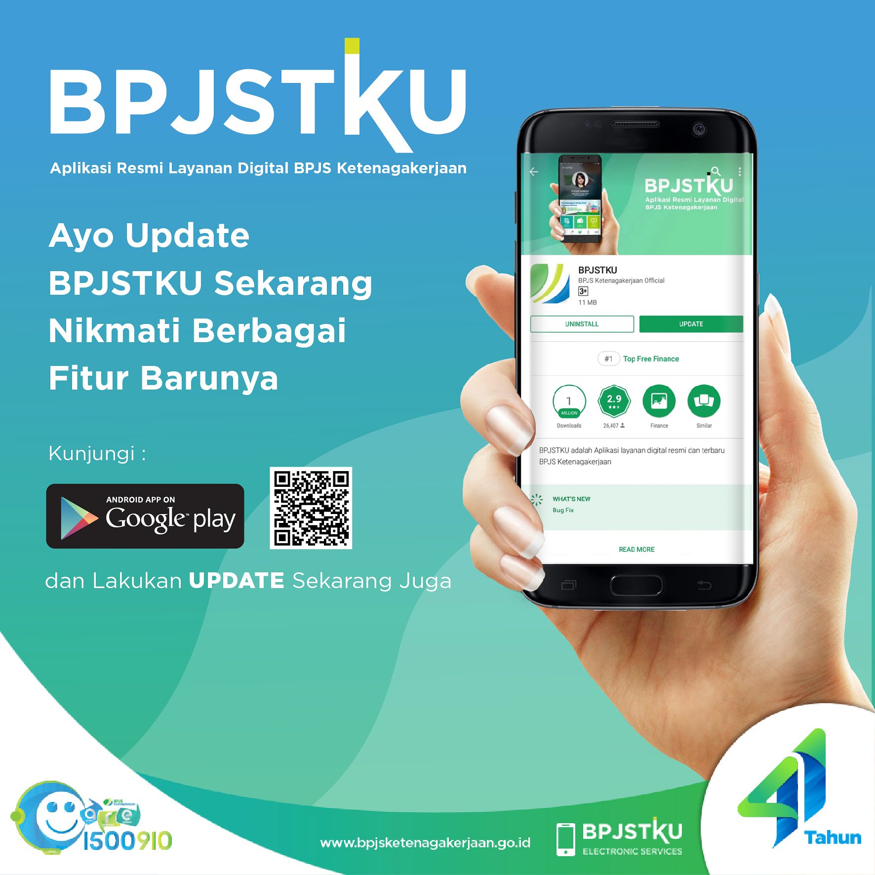 Bpjs Ketenagakerjaan On Twitter Ayo Update Segera Aplikasi Bpjstkku Dan Nikmati Berbagai Fitur Barunya Bpjsketenagakerjaan Kerjanyaman Masadepantenang Https T Co Femkcwucy0