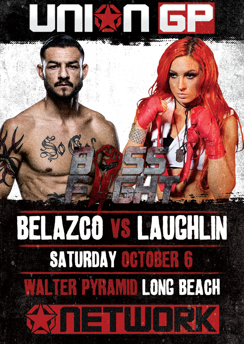 Union_GP's tweet photo. BREAKING: Union GP will be going to the Walter Pyramid in Long Beach, California October 6th for the very first Boss Fight event!
FULL CARD:
https://t.co/I4GFzEXXVi https://t.co/BxQJNy9V6P