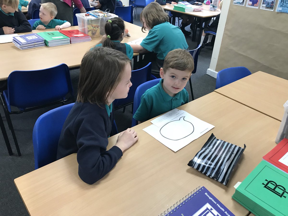 BoughtonHeath's tweet image. Year 6 and reception working together #buddies #gettingtoknoweachother