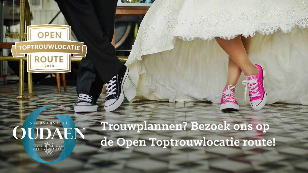 Willen jullie trouwen in een stadskasteel midden in het centrum van Utrecht? Bezoek ons komende zondag, 23 september, op de Open Toptrouwlocatieroute! Schrijf je in via: opentoptrouwlocatieroute.nl/trouwlocaties/…  en check onze deals dan ook gelijk even: oudaen.nl/deals/trouwdea… #trouwen #utrecht