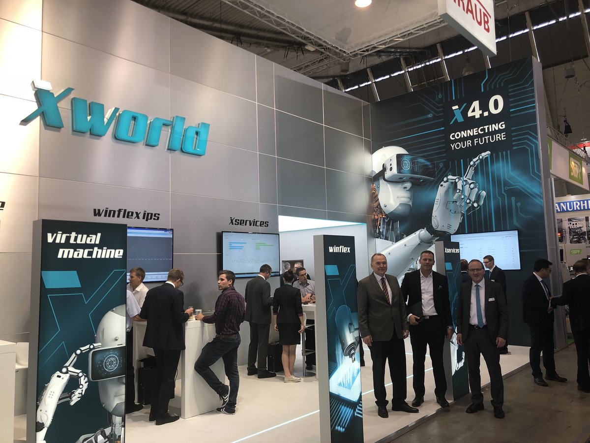 JanBungert's tweet photo. #INDEXTRAUB shows @ AMB how German precision technology becomes digital powered by #sapcp. Customers of INDEX get a seamless IOT experience from the turning machines to the business processes. Great innovation! https://t.co/7Vgt4xb0yx