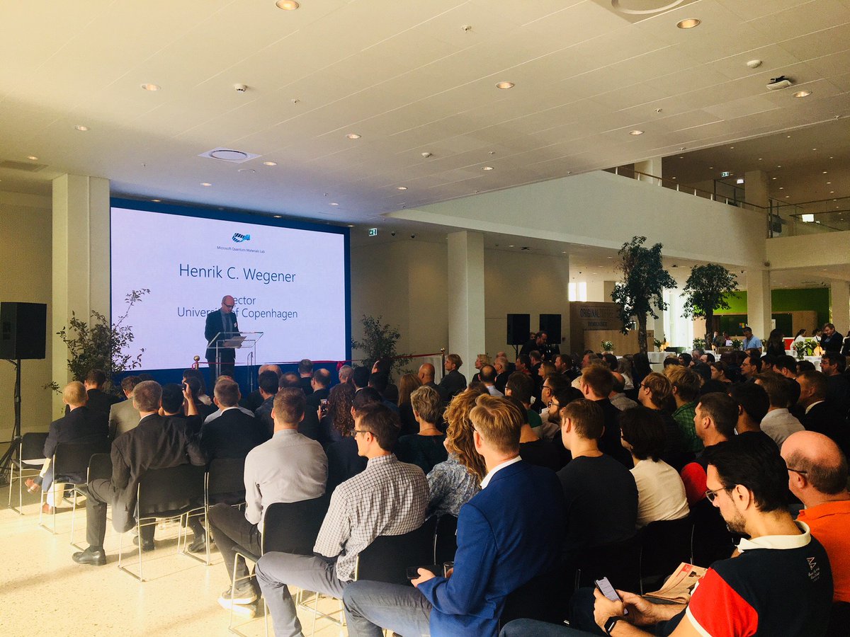 "A revolution in the making"
Rektor for <a href="/koebenhavns_uni/">Københavns Uni</a> <a href="/HenWeg/">Henrik C. Wegener</a> til åbningen af Microsoft Quantum Materials Lab. Fremtiden er rundt om hjørnet 💥 #quantumcomputing #microsoftlife #kbhuni