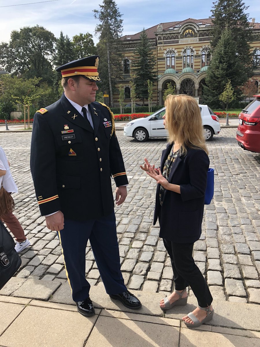Today, our Defence section took part in the celebration of #InternationalPeaceDay in Sofia. Today we honour those who fought and still fight to build lasting peace. <a href="/UNA_Bulgaria/">UN Association Bulgaria</a> #InternationalDayOfPeace