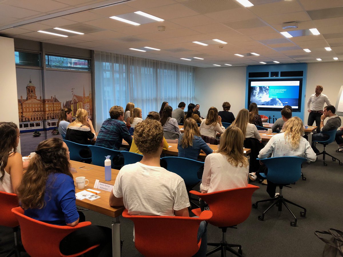 psvanberkel's tweet photo. @UniPartners joins @Protiviti #riskmanagement fundamentals training today! #Ellisdehaan van #ABNAmro bedankt voor de introductie! @strijland https://t.co/Q5IUFa9BR7