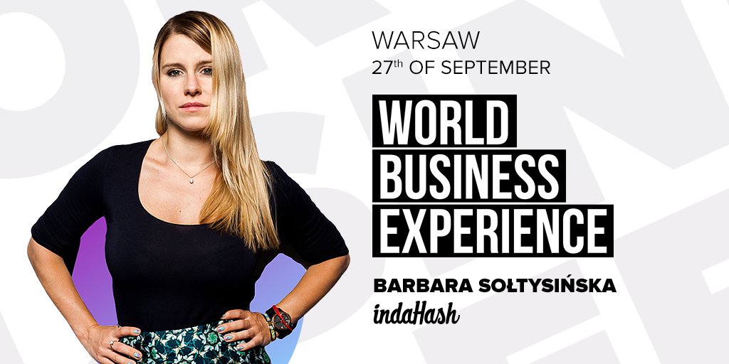 indahash_com's tweet image. 6 days till @b_soltysinska, indaHash CEO, will appear on the same stage as @garyvee at the #WorldBusinessExperience in Warsaw! 🗣️It’s still not too late to join them👈 , so check out more details on the conference here: wbexp.pl/en/