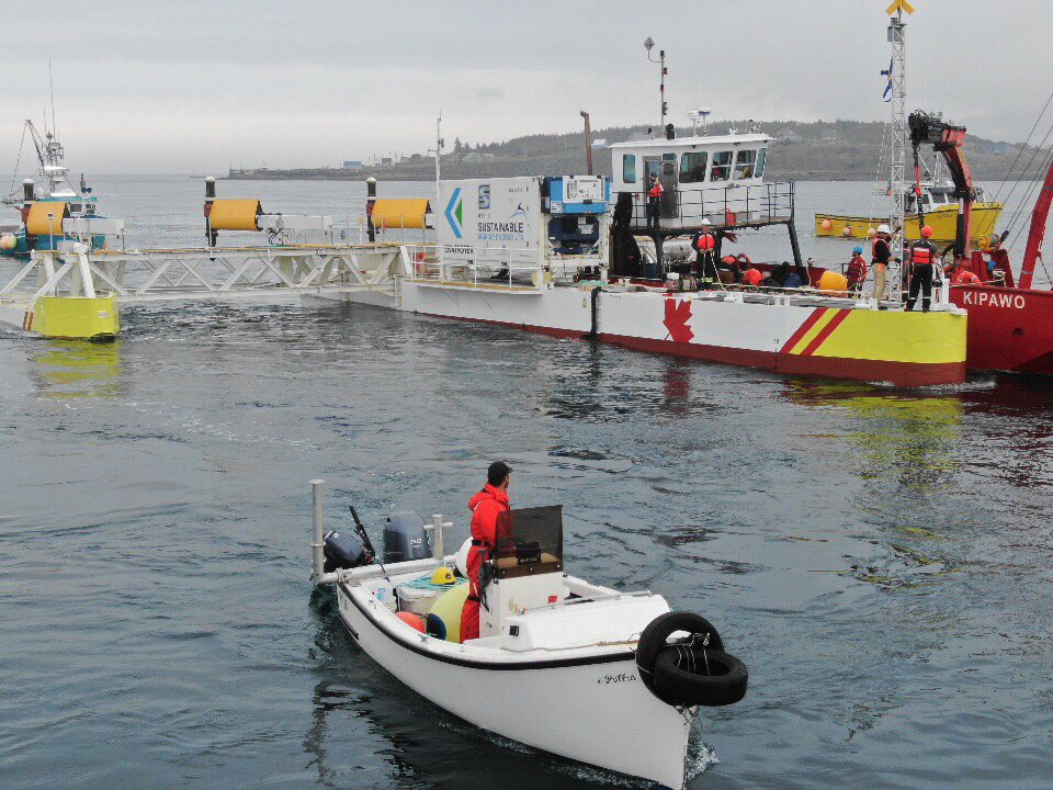 A big shout out to Greg Trowse and Luna Ocean Consulting for supporting our Marine operations in #GrandPassage #NovaScotia with the Puffin. Thanks Greg!