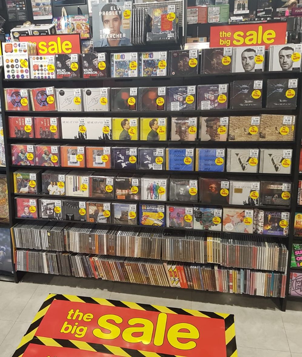 🚨SALE🚨SALE🚨SALE🚨 #thebigsale is also on #CD, with plenty of bargains on some recent releases & classic albums #hmvipswich