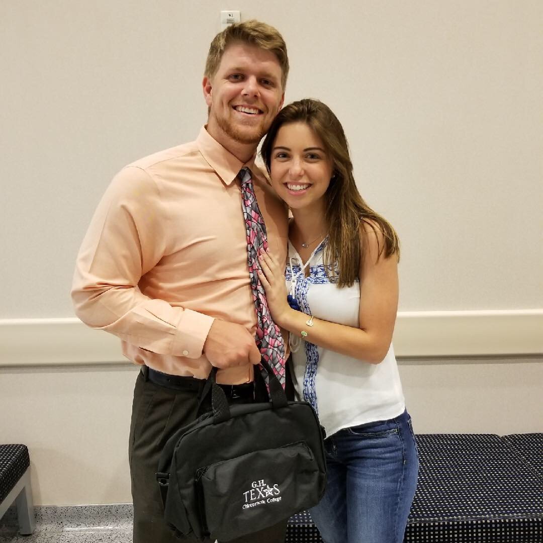 GONNAR6's tweet photo. Decided to add some things from my personal life. I received my Dr. bag last night for all of my clinical tools for Trimester 4. Also, me and the gf are moving in to our first apartment today! Excited for the future!! #futurechiro #bigmoves https://t.co/3GRsSSxJI2