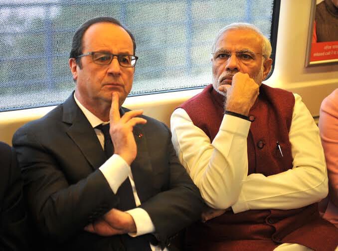 Hollande contradicts Modi Govt. Anil Ambani (Reliance Defence) was not chosen by Dassault, 'We didn't have a choice. We took the partner that was given to us!'

Was that bothering both of them during metro travel? #RafaleScamExpose