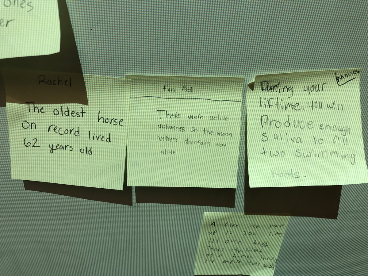 It’s good to reflect on our week!!! And We taught eachother some cool things!!! #funfactfriday