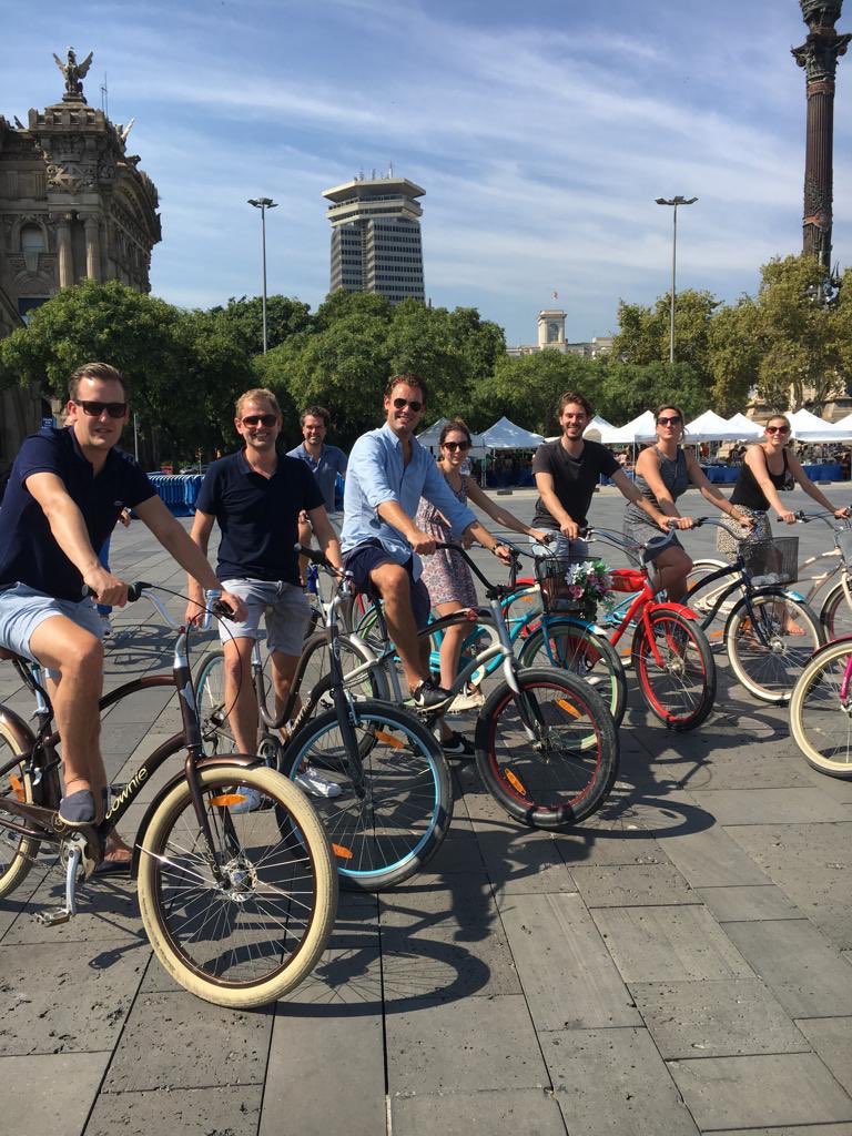 Molenbeek op avontuur in Barcelona. Op de fiets de stad verkennen!