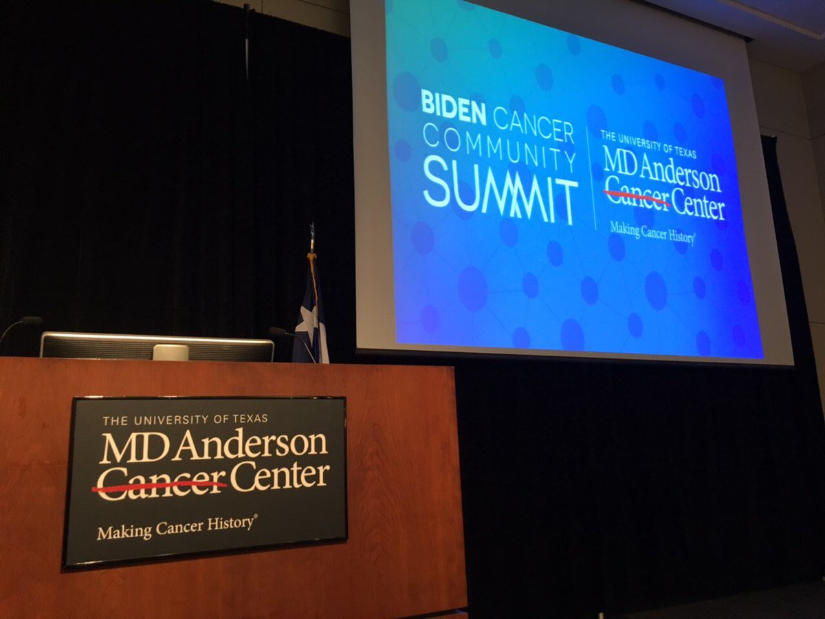 Now LIVE: MD Anderson’s #BidenCancerSummit. Join the conversation as we discuss ways to improve #cancer research, care and prevention: bit.ly/2NoOpMs #CancerMoonshot #endcancer