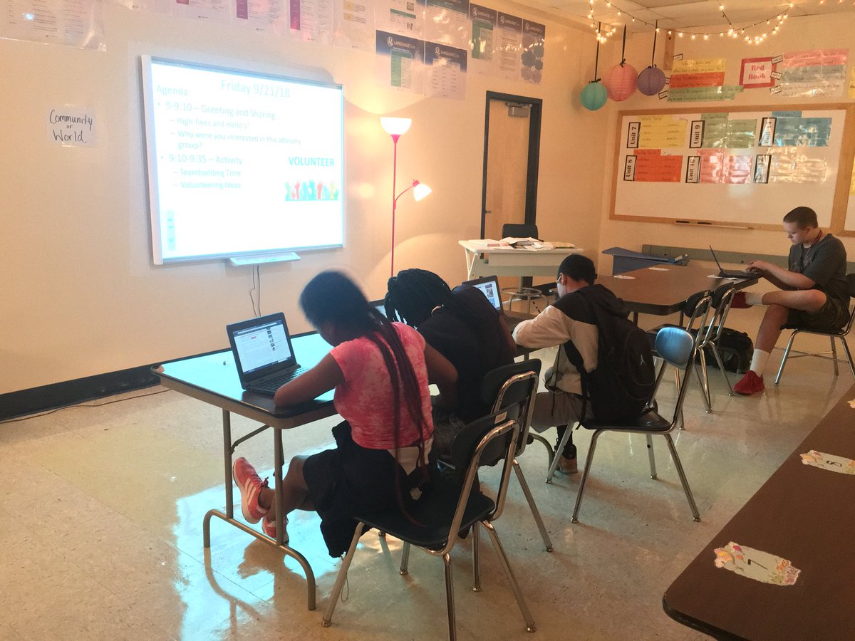 AndreaEnsor's tweet photo. Incredible time in Service Projects Advisory this morning - these kids REALLY want to help others! They have Mrs. Trabold and me PUMPED!! @mstaal_kcsavid @NMS_xSEL @LIL_BossBaldwin @NMS_Kilgore @NMSRangerPride @KnoxSchoolsSupt @DannyTKCS @SELearningEDU https://t.co/c2ZIymte7Y
