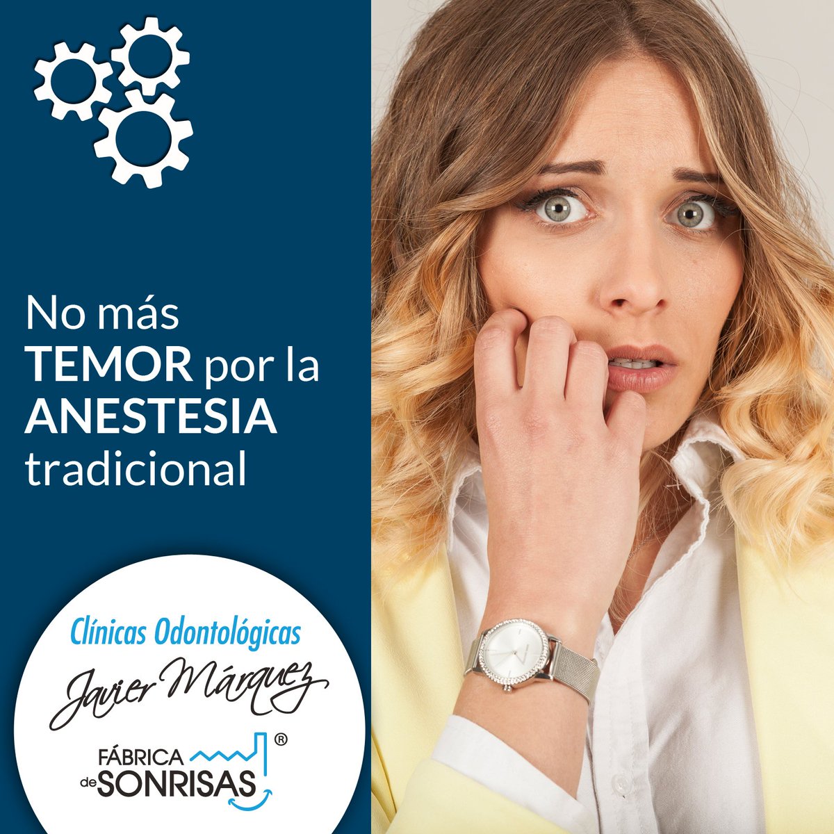 FabSonrisasCol's tweet photo. Sabemos que uno de los mayores temores de los pacientes es sentir dolor durante su tratamiento odontológico. Por eso, contamos con anestesia sedativa capaz de brindar relajación y la cual ayuda a realizar los procedimientos más complejos sin traumas. #FelizViernes https://t.co/EFU7SPRuhr