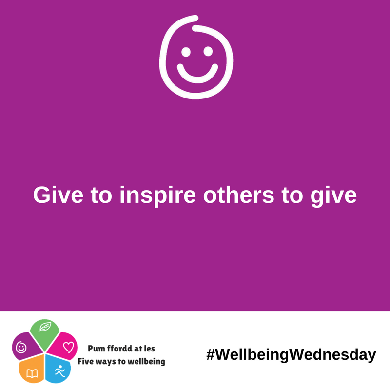 Give your wellbeing a little boost, find out more about the 5 ways to wellbeing here ➡️ bit.ly/2mpoyHo | #WellbeingWednesday