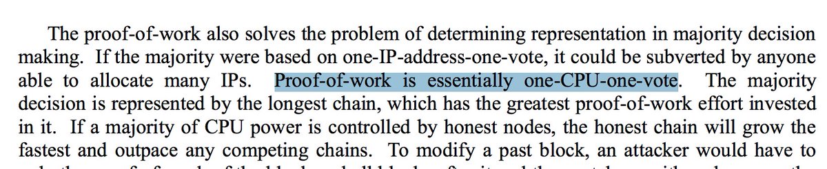 NervaCurrency's tweet photo. There is one #Crypto that still believes this to be true and that is #NERVA. One CPU = One Vote. 

 [excerpt from Satoshi's Whitepaper]

$XNV #Nerva #CPUorGTFO #Altcoin #Satoshi #BackToTheBasics #OldSchool #FridayFeeling $XMR https://t.co/JGuL1EPbl7