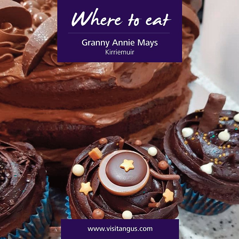 Where to eat today? Granny Annie Mays is located within the 2nd oldest building in Kirriemuir and has a great menu featuring wholesome lunch options and home baking. The name comes from the owner's grandmother who taught her to bake during her childhood. bit.ly/2MRBj57