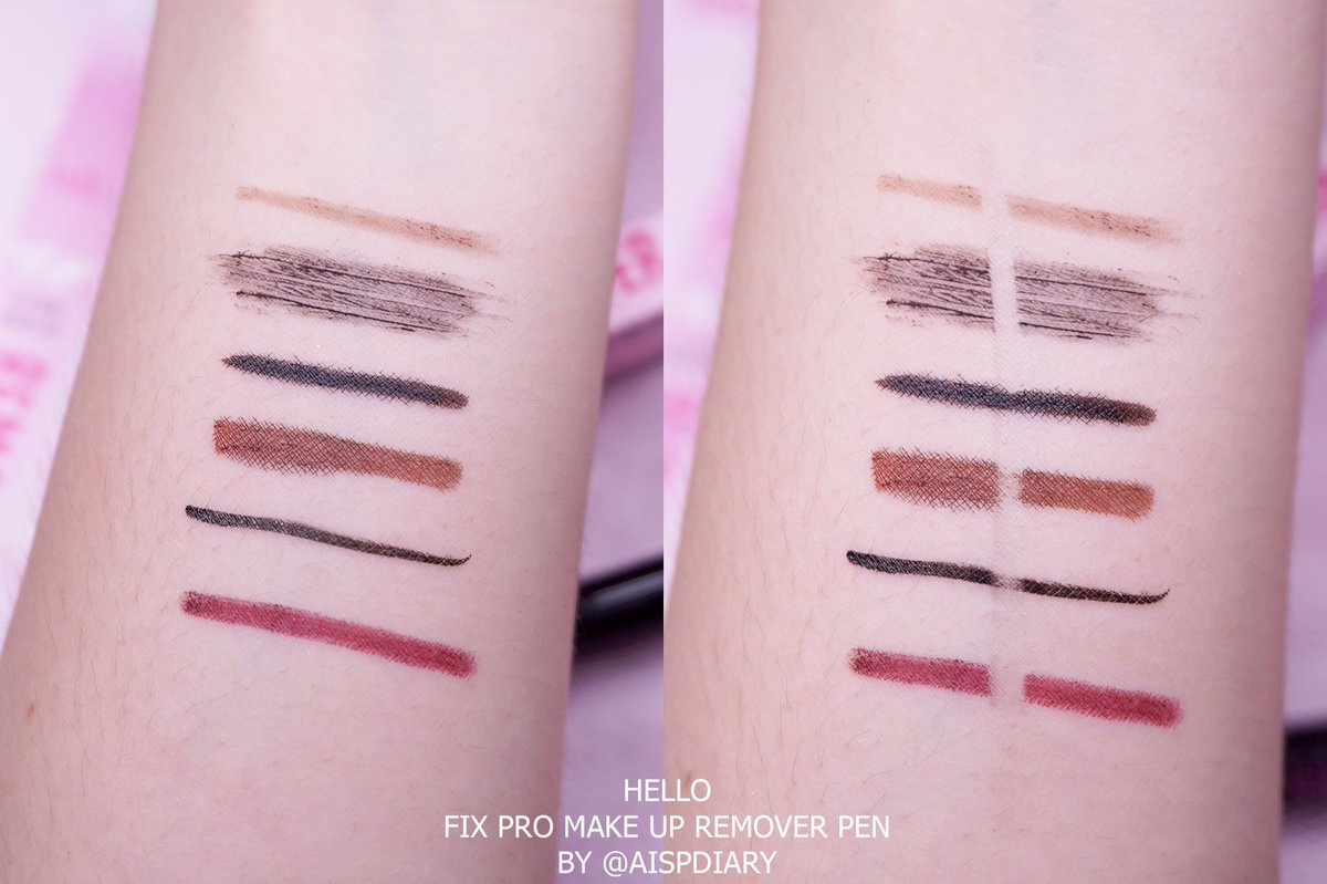 aispdiary's tweet image. ในวันเร่งรีบถ้าปัดมาสคาร่าเลอะทำไง hello ออกปากกาลบคสอ.มา ตอบโจทย์ชีวิตในตอนเช้าที่โดนแม่บ่นว่าสายทุกวันอย่างนี่มาก 249฿ พอเช็ดแล้วหัวปากกาเลอะก็ใช้คลีนซิ่งเช็ดแล้วใช้ต่อได้ แถมหัวปากกาสามารถดึงออกแล้วใช้อีกด้านนึงได้ด้วย คุ้มไปอี๊ก แท่งเล็กพกพาสะดวก #ไว้รีวิวห้ามขายของโว้ยย