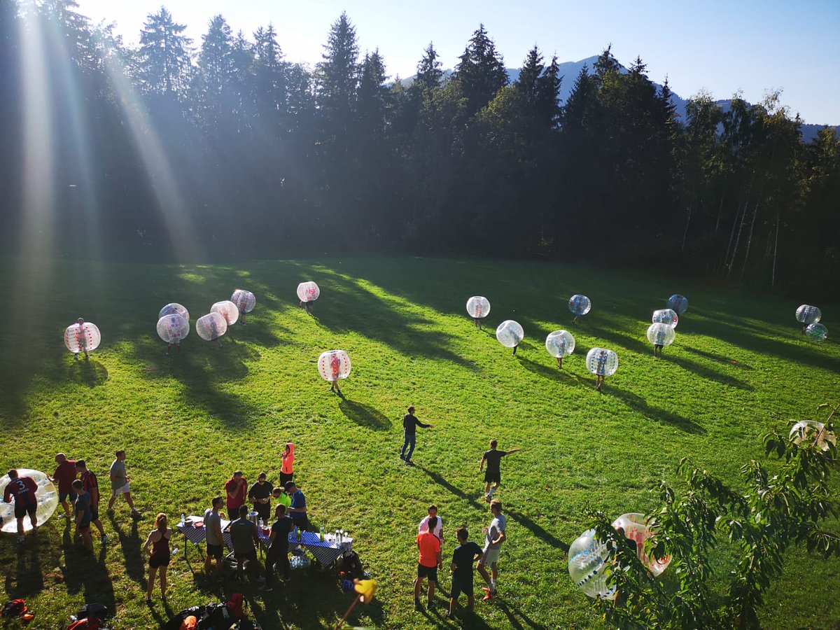 ACXITEMENT in Kitzbühel - the ACXIT team adventure including rafting, bubble soccer and much more.