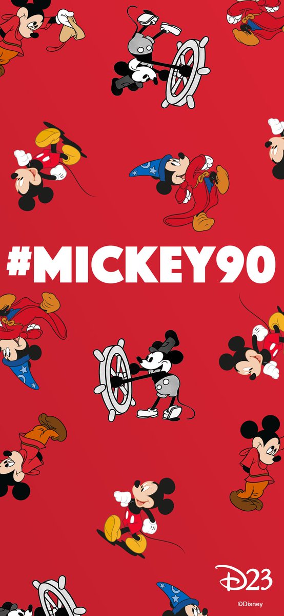 در توییتر ミキヲタのみんなー D23のページでミッキーの壁紙無料配布してるよー 全部で6種類あった T Co Rpffn5buxq ミッキー90 Mickey90